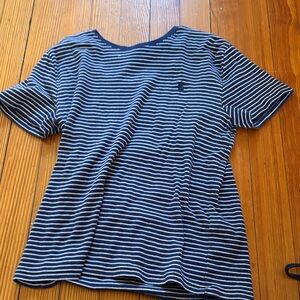 Polo Ralph Lauren Navy and White Striped Tee